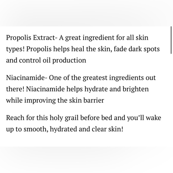 NIB PureHeals by Nature Village Propolis 80 Sleeping Mask Full Size - Picture 5 of 9